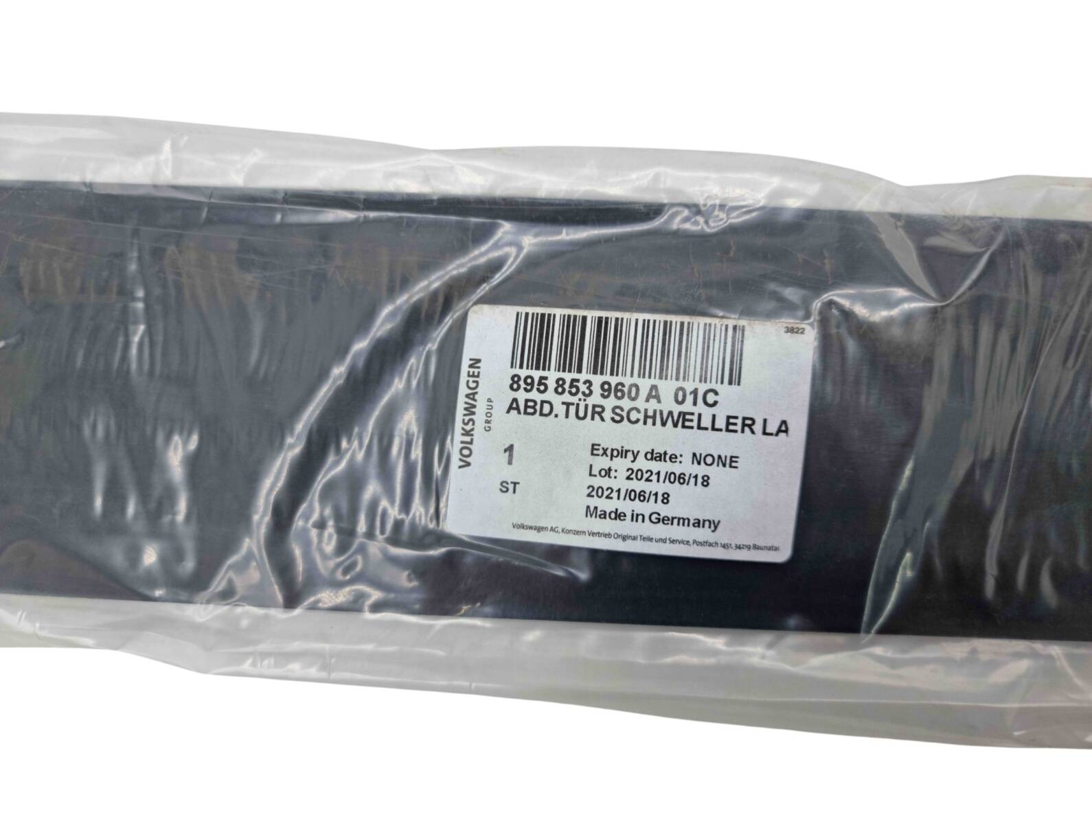 895853960A Audi 80 Cabrio Coupe Typ 89 Gummileisten Abdeckung Beifahrertür – Bild 2