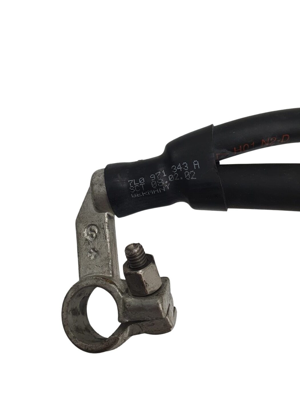 7L0971343A VW Touareg 7L Porsche Cayenne 955 HV-Kabel Massekabel PlusPol Kabel Kabelbaum Batterie – Bild 3