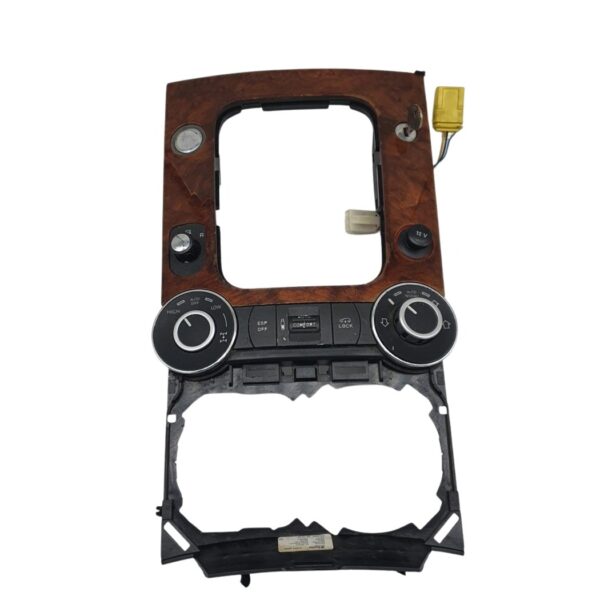 7L6863216 VW Touareg 7L Mittelkonsole Bedienungseinheit Startknopf + Zierleiste Holzoptik