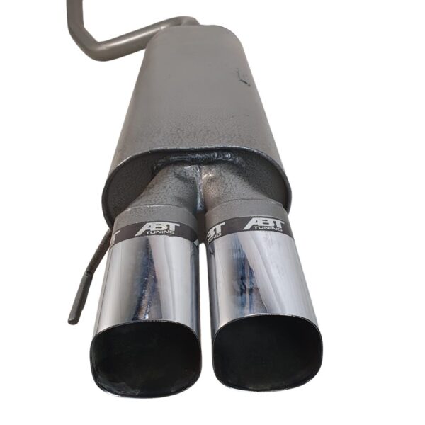 ABT Audi 80 B4 4 Zyl. Endschalldämpfer mit 2 Endrohren Neu