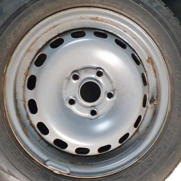 895601025L Audi S2 Stahlfelgensatz 6x15 Zoll ET 37 Lochkreis 5x112