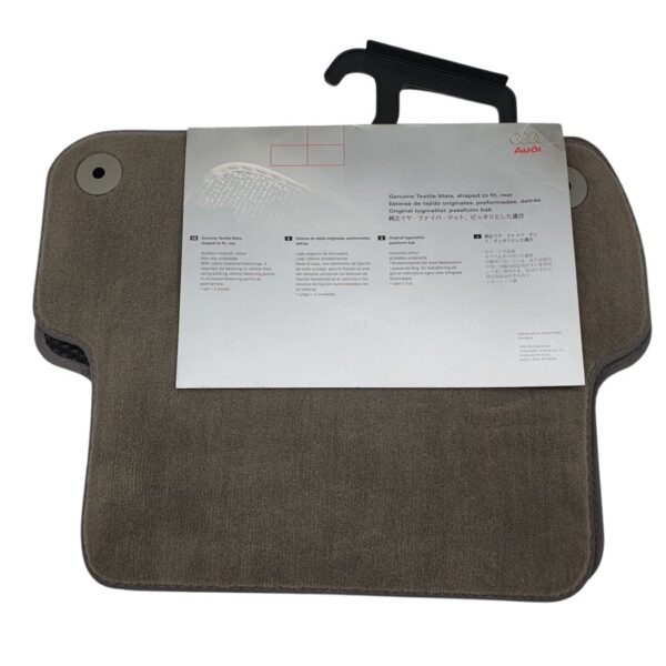 Audi A3 8P Fußmatten hinten Hellgrau 2-Teilig