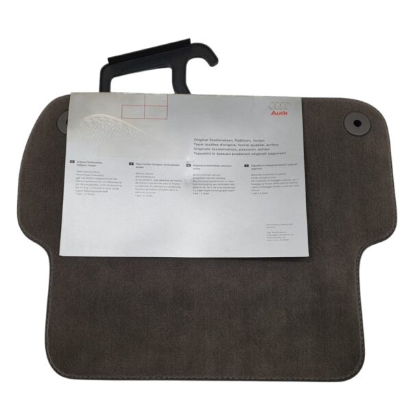 Audi A3 8P Fußmatten hinten Dunkelgrau 2-Teilig