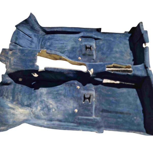 8G1863021B Audi 80 Typ 89 Cabrio Innenraum Teppich Blau