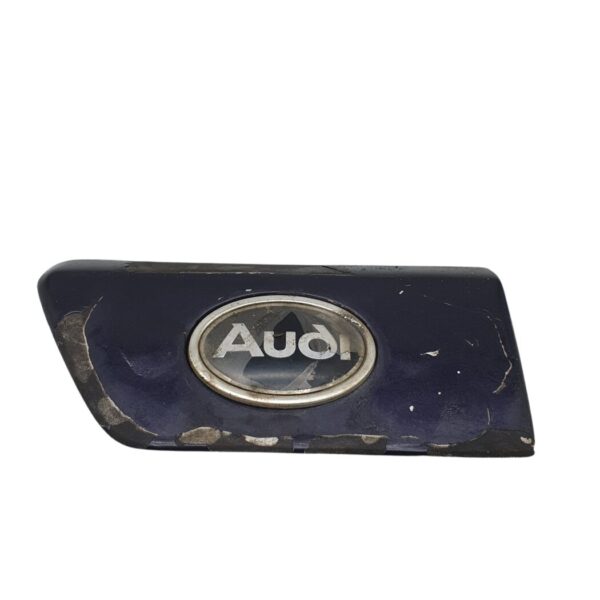 895853507 Audi 80 Cabrio Coupe Typ89 Zierleiste mit Emblem Kotflügel vorne links