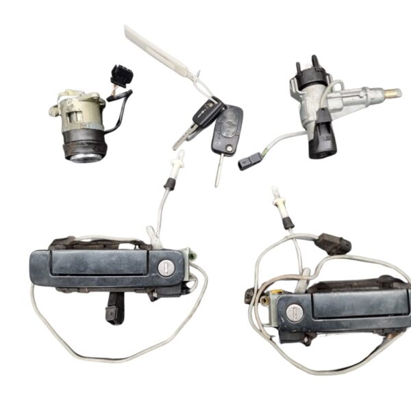 Audi Cabrio Typ89 Schloss Set Heckklappe / Zündschloss / Türgriffe Grau mit Schlüssel