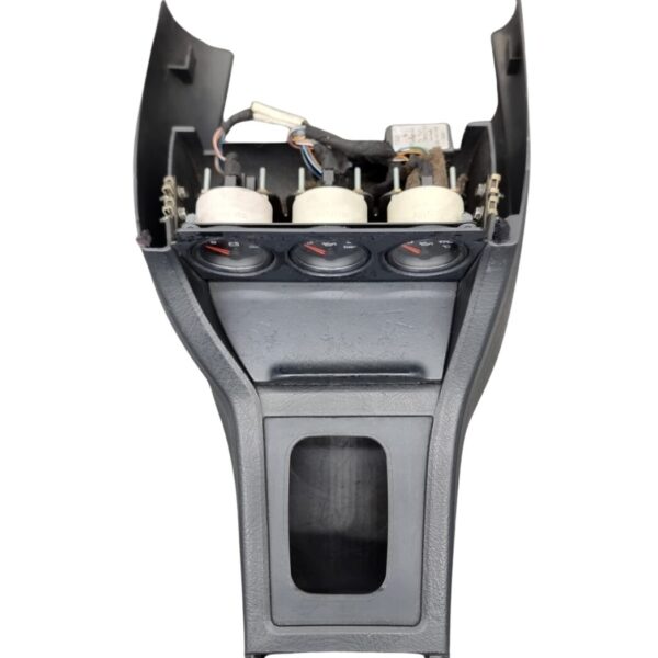 8A2863243B Audi Cabrio Typ 89 Mittelkonsole mit Zusatzinstrumenten Automatik Schwarz Rechtslenker