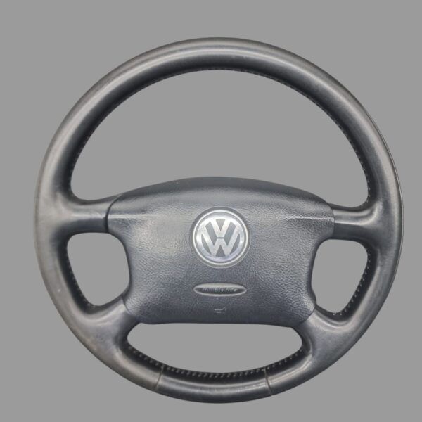 7M3419091 VW Sharan 7M Lenkrad mit Airbag 4-Speichen Leder Schwarz