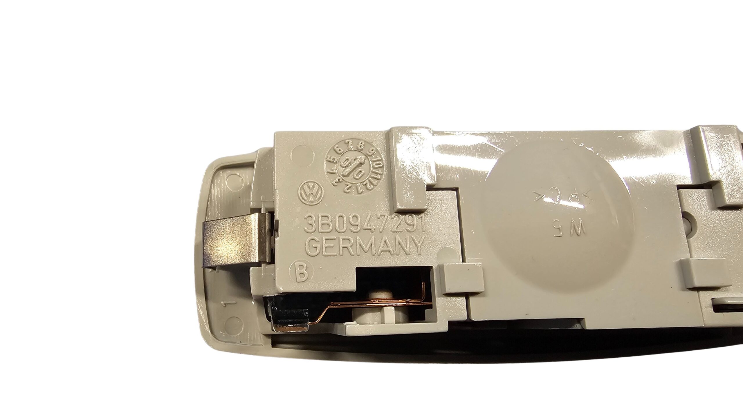 3B0947291B Y20 Original VW Audi Seat Skoda Innenraumleuchte Perlgrau Neu – Bild 7