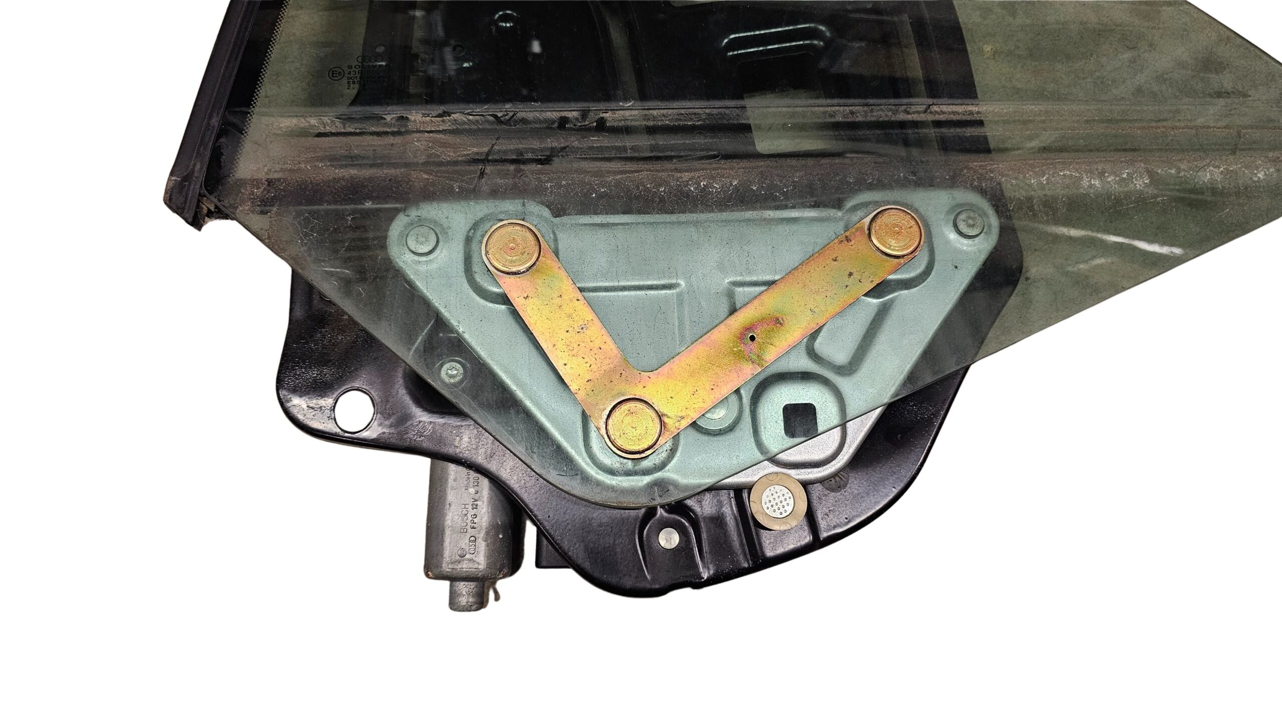 8H0839397 Audi A4 B6 B7 Cabrio Fensterheber mit Motor und Scheibe hinten links – Bild 2