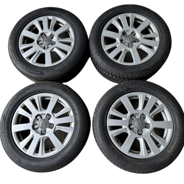 4F0601025CA Audi A6 4F/A4 8E Alufelgen Silber 7,5 x 16 Zoll ET45, LK 5 x 112