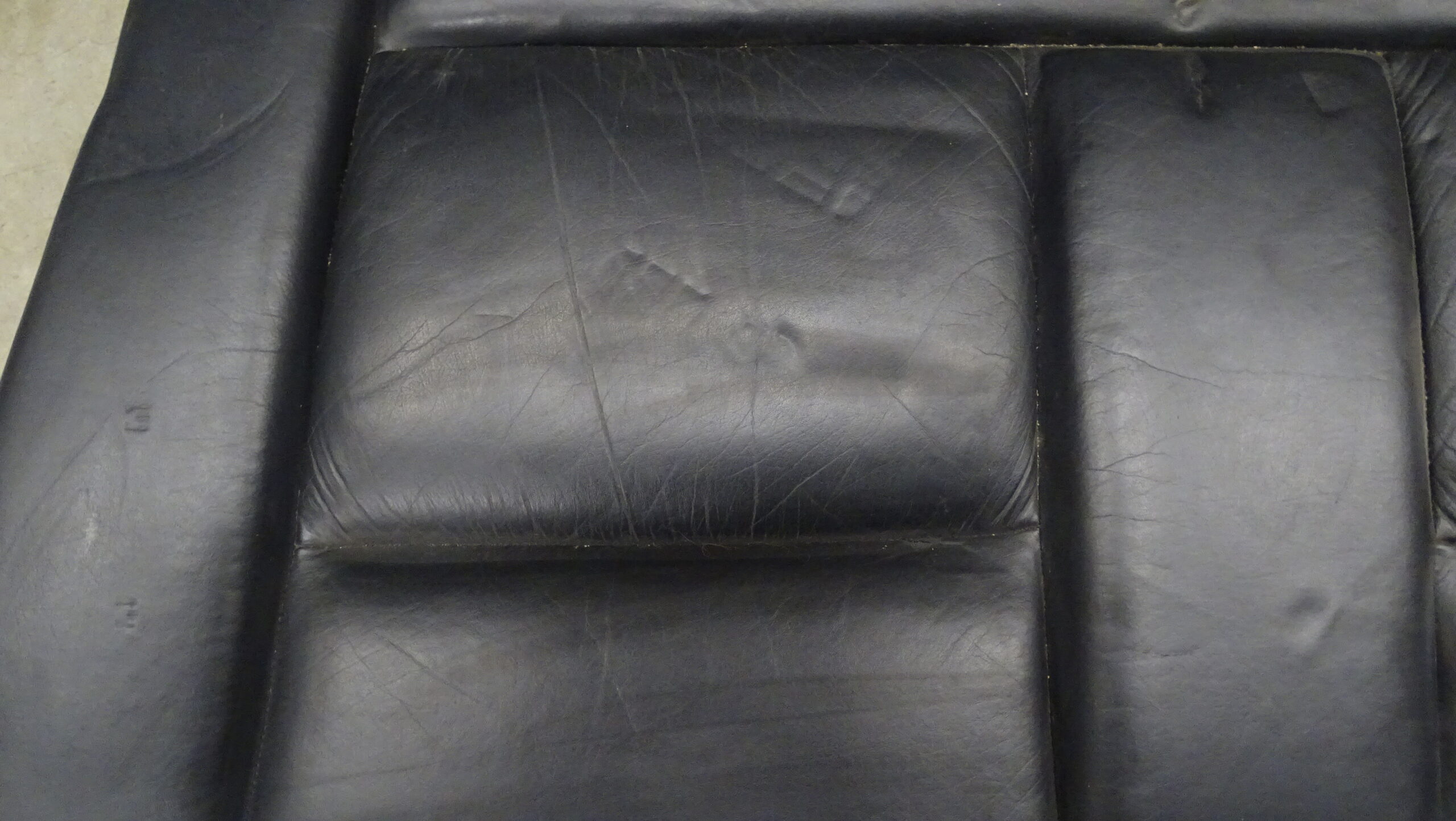 Audi 80 Cabrio Typ89 Rücksitzbank Leder schwarz anthrazit – Bild 5