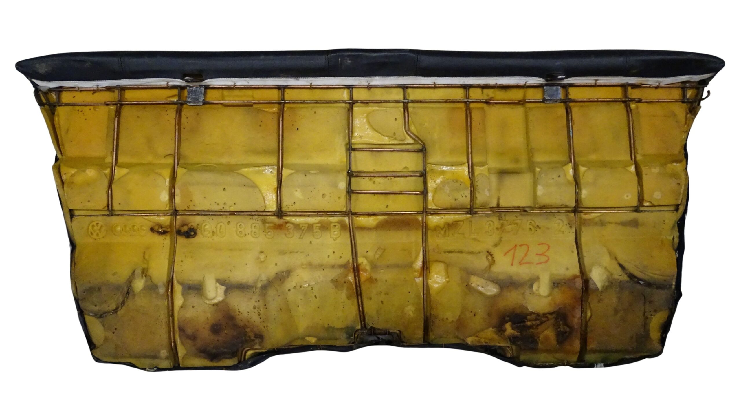 Audi 80 Cabrio Typ89 Rücksitzbank Leder schwarz anthrazit – Bild 6