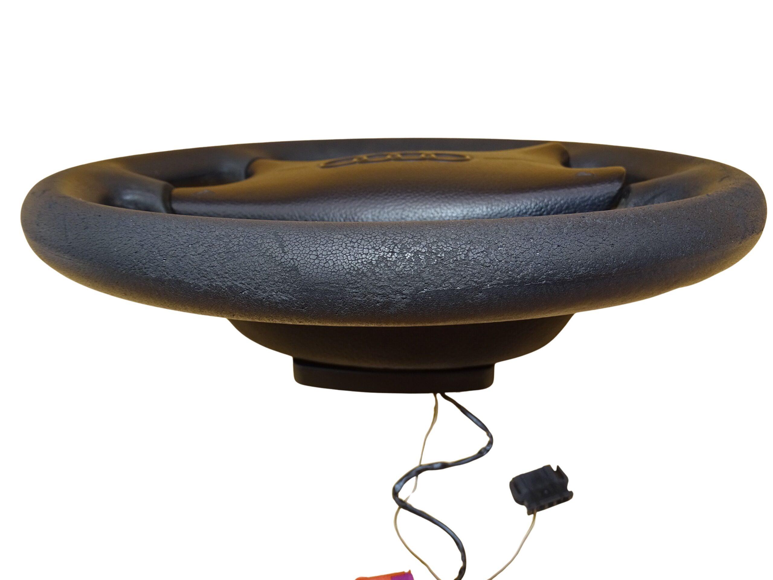 4A0419091AB+4D0951543D Audi 80 90 B3 B4 Cabrio Coupe Typ89 A4 B5 A6 C5 Lenkrad 4-Speichen mit Schleifring Airbag – Bild 6
