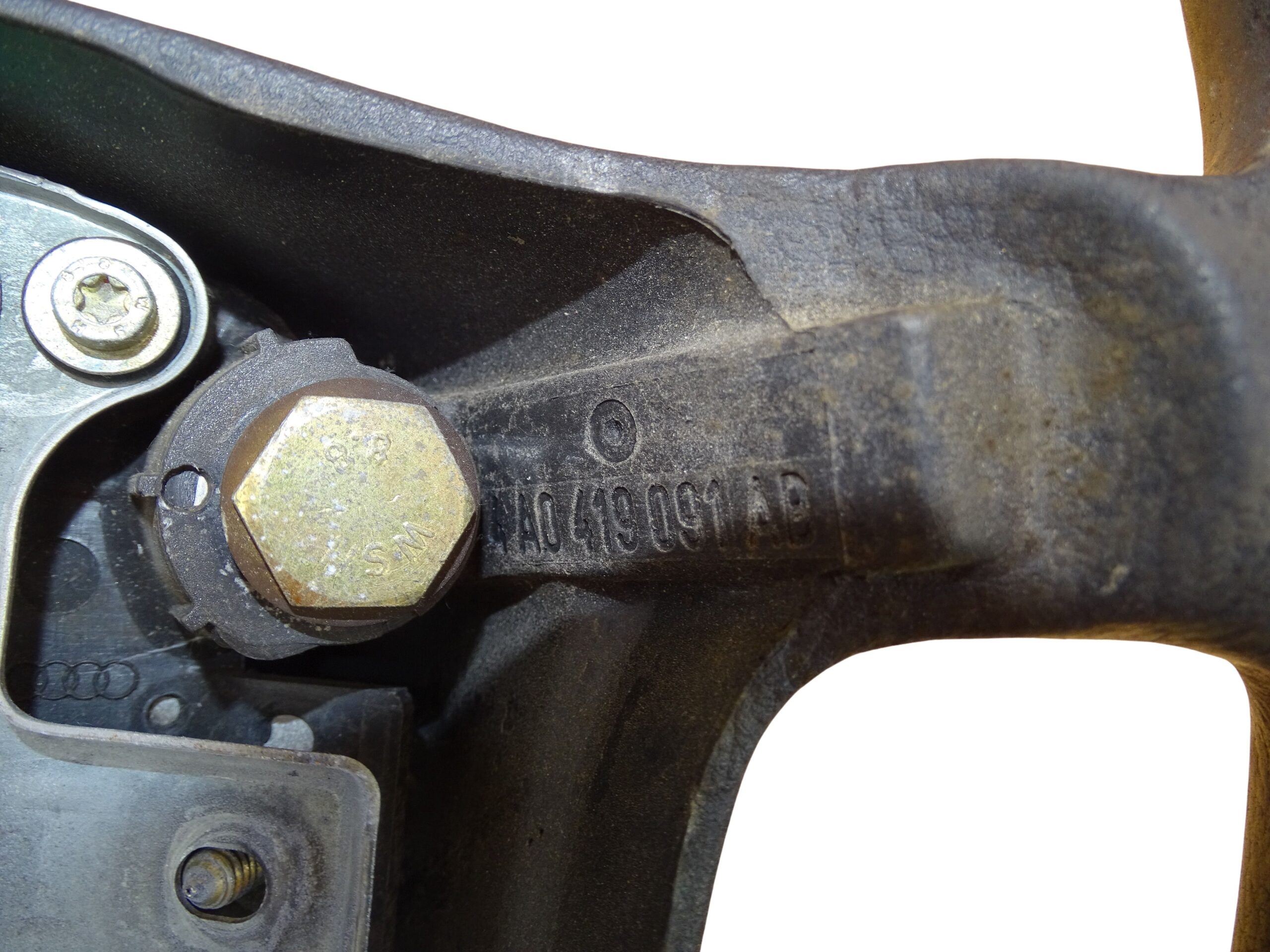 4A0419091AB+4D0951543D Audi 80 90 B3 B4 Cabrio Coupe Typ89 A4 B5 A6 C5 Lenkrad 4-Speichen mit Schleifring Airbag – Bild 15