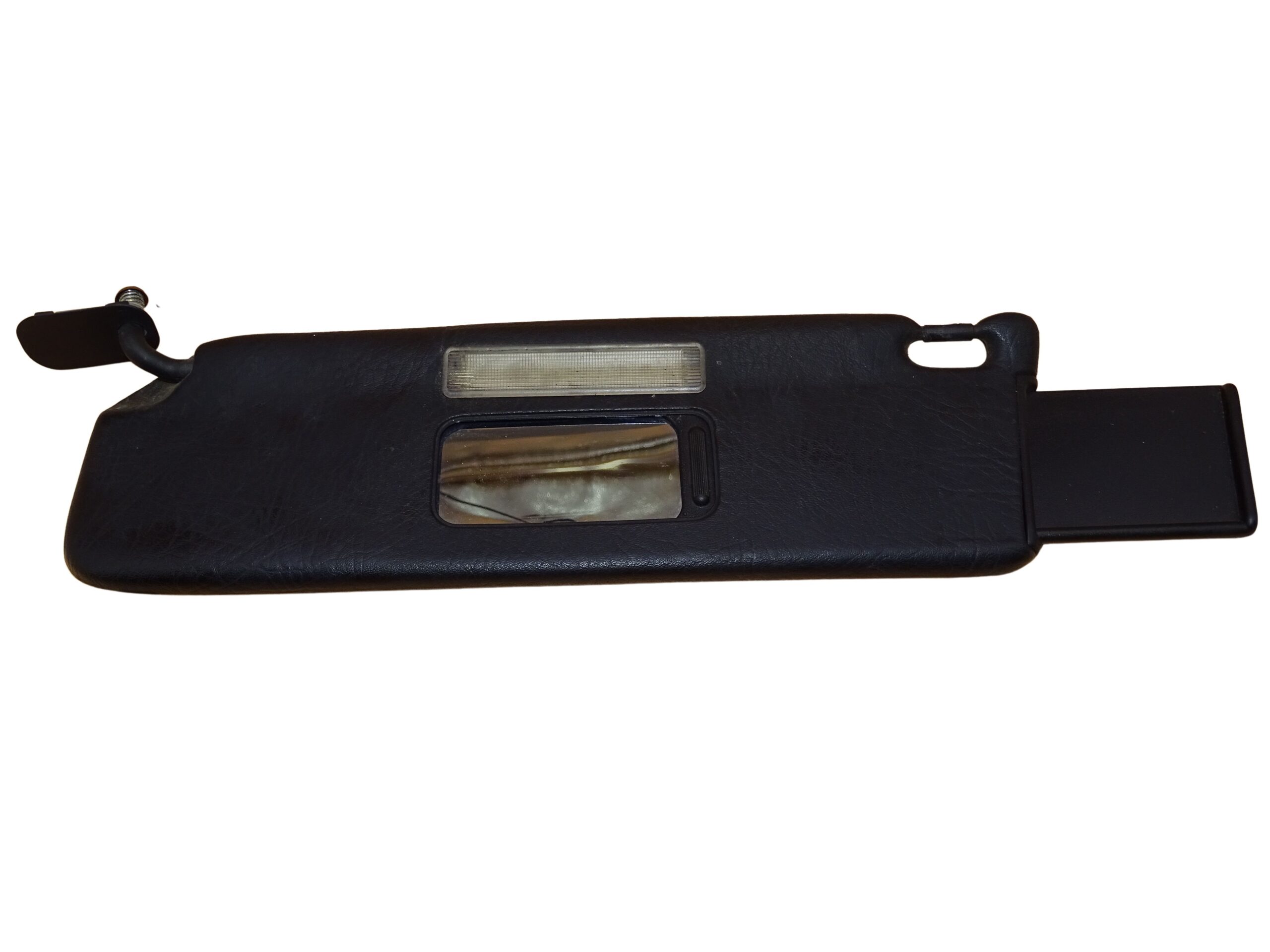 8G0857551A/8G1857551 Audi 80 Cabrio Typ 89 Sonnenblende Fahrerseite schwarz mit beleuchtetem Spiegel und Abdeckung – Bild 2