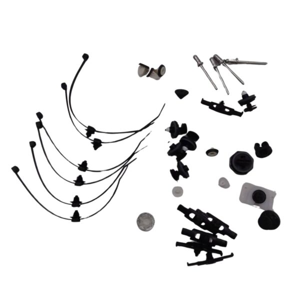 6Q0898619 Original VW Polo 9N Befestigungssatz für Türverkleidung Neu