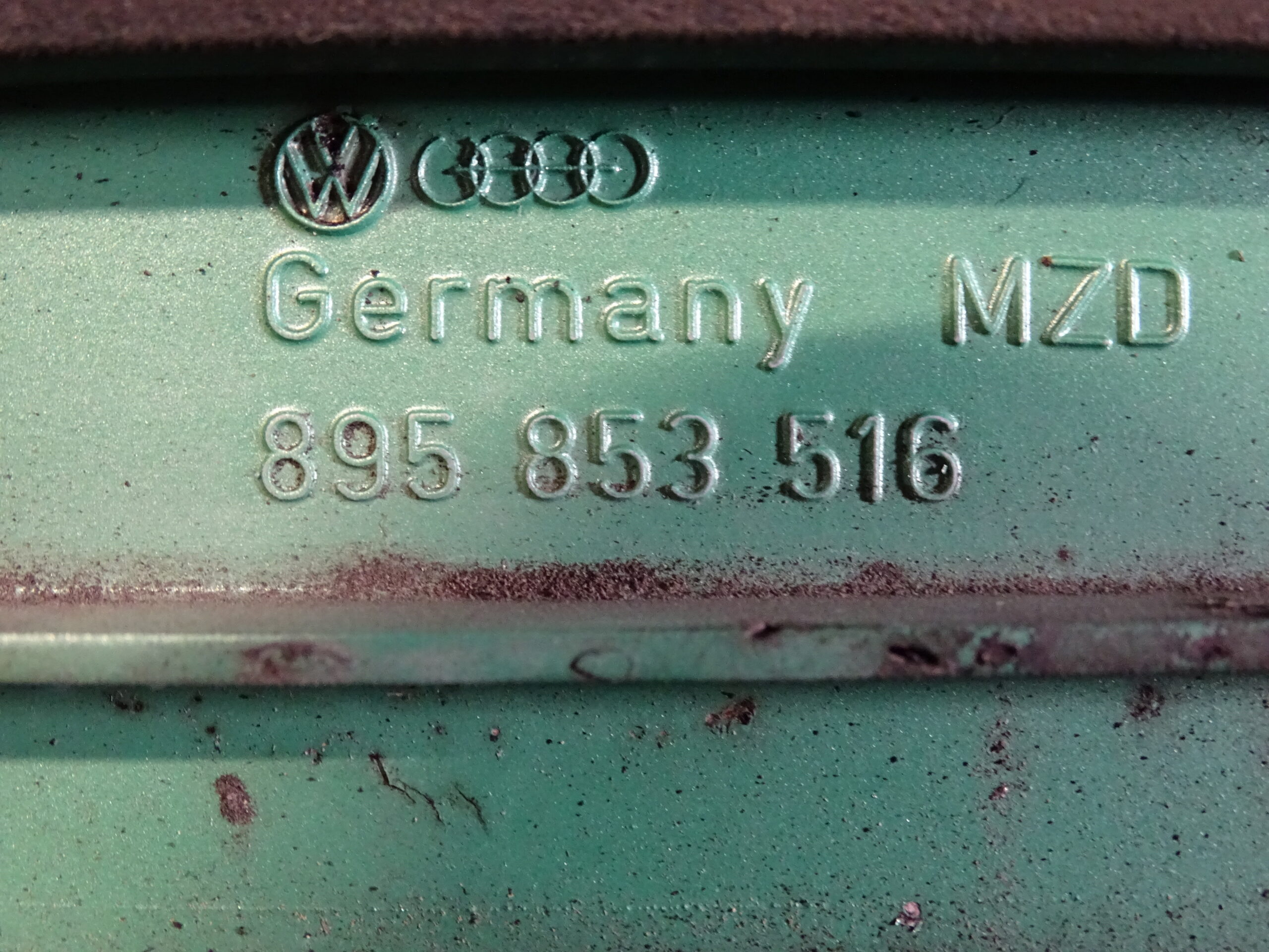 895853516 Audi 80 Cabrio Coupe Typ89 Zierleiste mitte rechts Beifahrerseite B-Ware – Bild 6