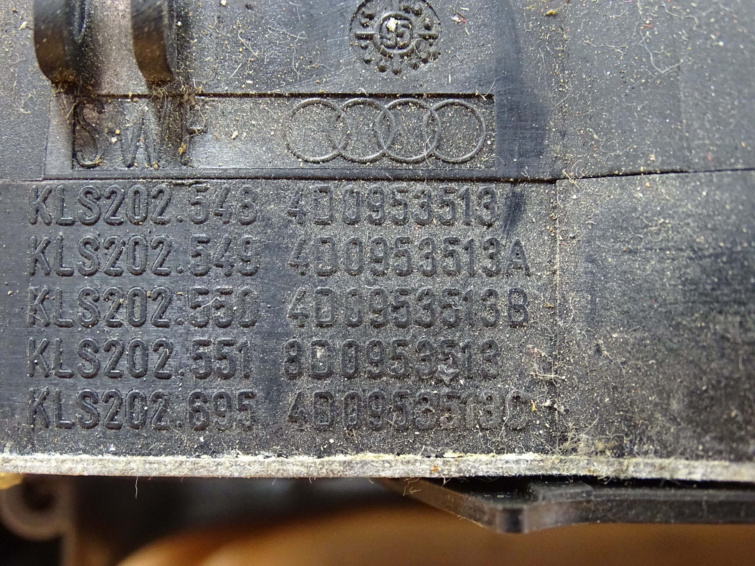 4D0953513A/B/C Audi A4 B5 A6 4B C5 Lenkstockschalter Blinkerhebel Wischer Licht mit Untere + Obere Abdeckung – Bild 9