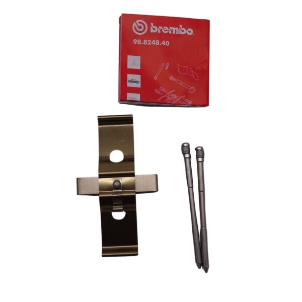 7L6698269B Original VW Touareg Befestigungssatz Bremsbeläge vorn Haltestift Feder Neu