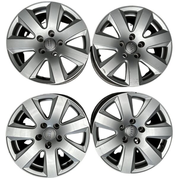 4F0601025AJ Audi A6 4F Alufelgen Satz Silber 7,5x16 Zoll ET45, LK5x112