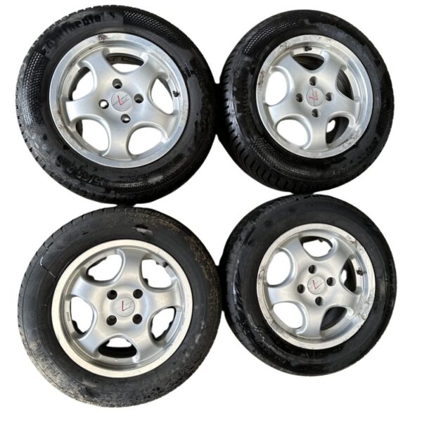 ATS Typ P705 5-Speichen Alufelgen Satz Silber 7x15 Zoll ET35, LK4x100