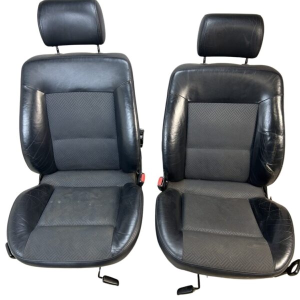 Audi 80 Cabrio Innenausstattung kpl. Leder-Innenausstattung schwarz Sitze & Türverkleidungen