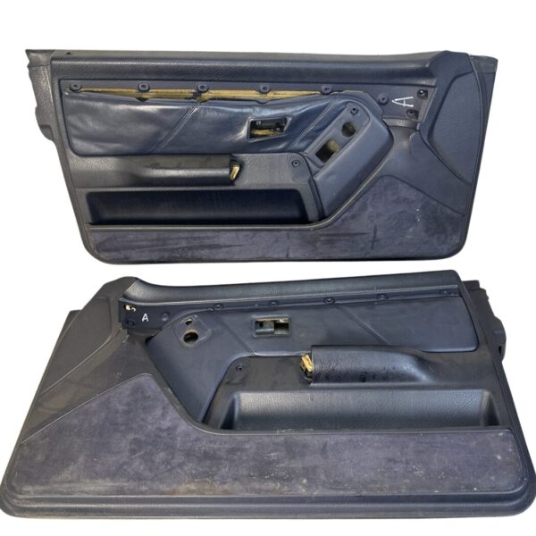 8G0867105A+8G0867106A Audi 80 Cabrio Typ 89 Türverkleidung Royalblau / Anthrazit