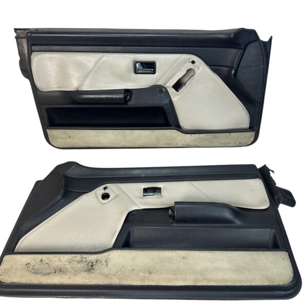 8G0867105A+8G0867106A Audi 80 Cabrio Typ 89 Türverkleidung Ecrue/Anthrazit