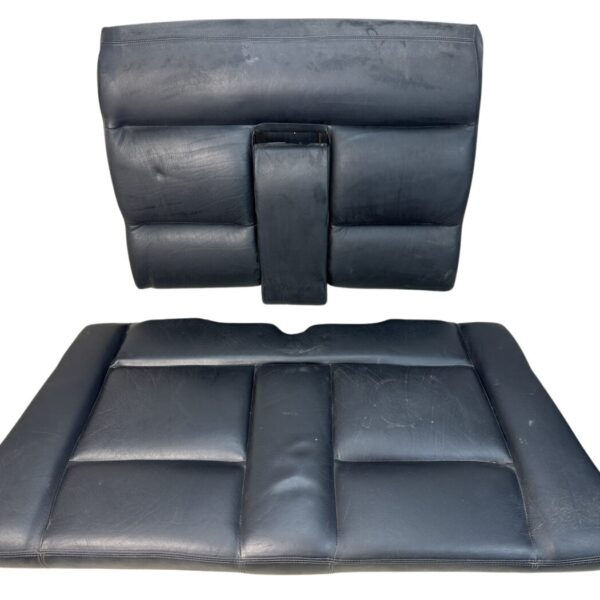 Audi 80 Cabrio Typ89 Rücksitzbank mit Rückenlehne Leder schwarz anthrazit