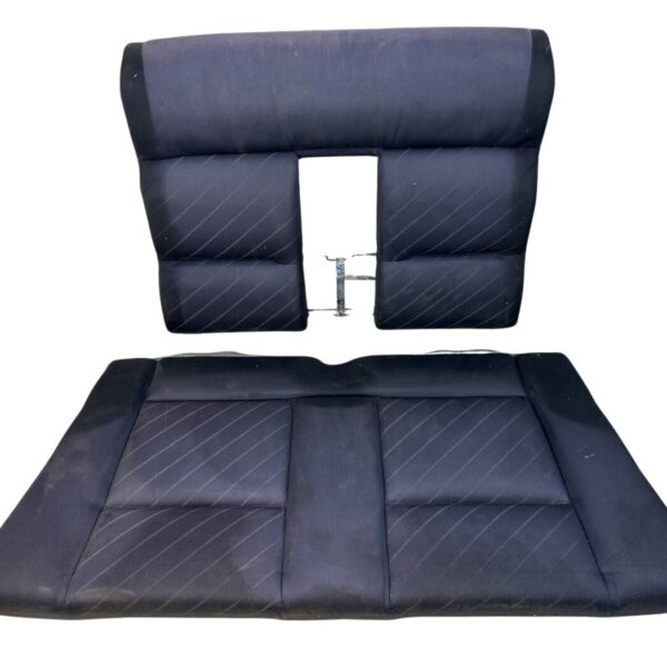 Audi 80 Cabrio Cabriolet Typ 89 Rücksitzbank Satin Stoff Blau