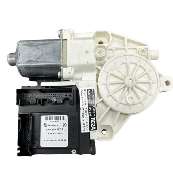 8P0959802A Audi A3 8P Fensterheber Motor Steuergerät Vorne Rechts