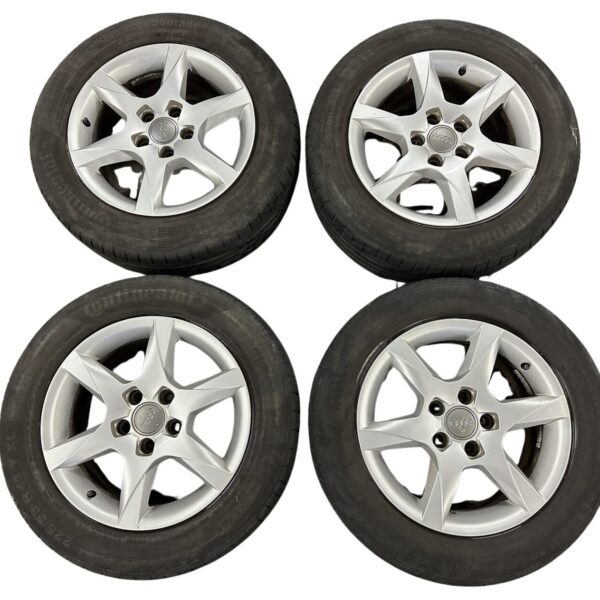 4F0601025BH Audi A6/S6/Avant/Quattro Alufelgensatz Silber 7,5Jx16 Zoll ET45, LK 5x112