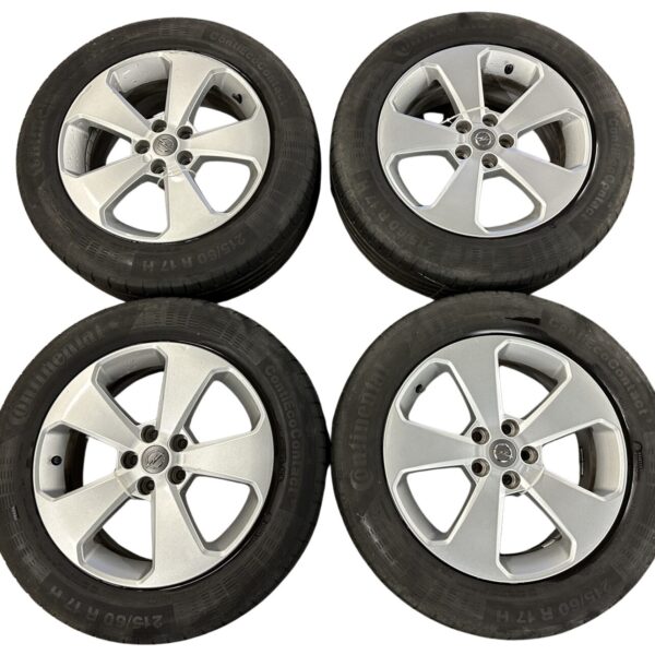 95396384 Opel Mokka/Mokka X Alufelgensatz 5-Speichen 7Jx17 Zoll ET 38, LK 5x105