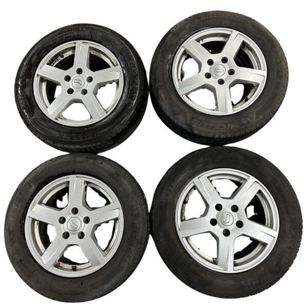 0223655 R.O.D. Alufelgensatz Silber 5-Speichen 6,5Jx15 Zoll ET43, LK 5x112