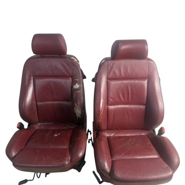 Audi 80 Cabrio Innenaustattung kpl. Leder-Innenausstattung Rot Sitze &Türverkleidungen