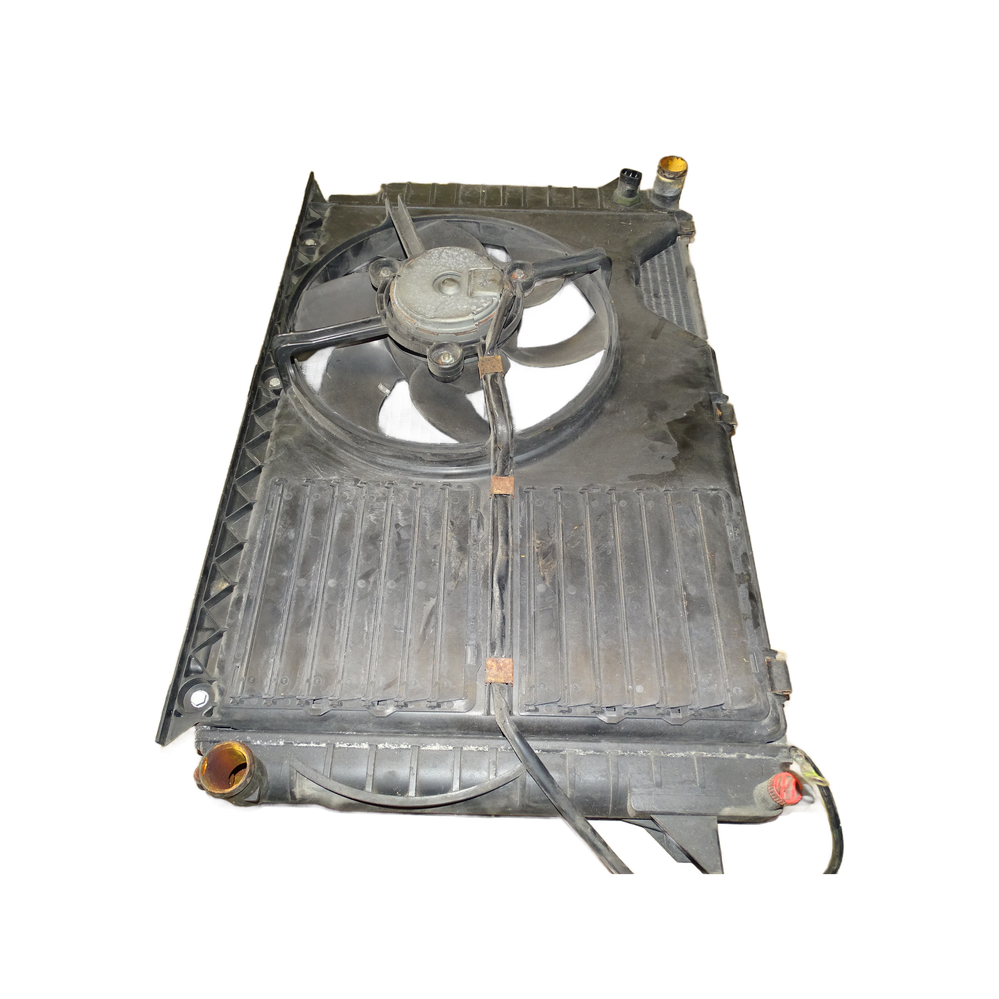 8A0121251B Audi 80 B4 Avant Coupe Cabriolet Typ 89 Wasserkühler Ölkühler Kühler mit Elektrolüfter – Bild 2