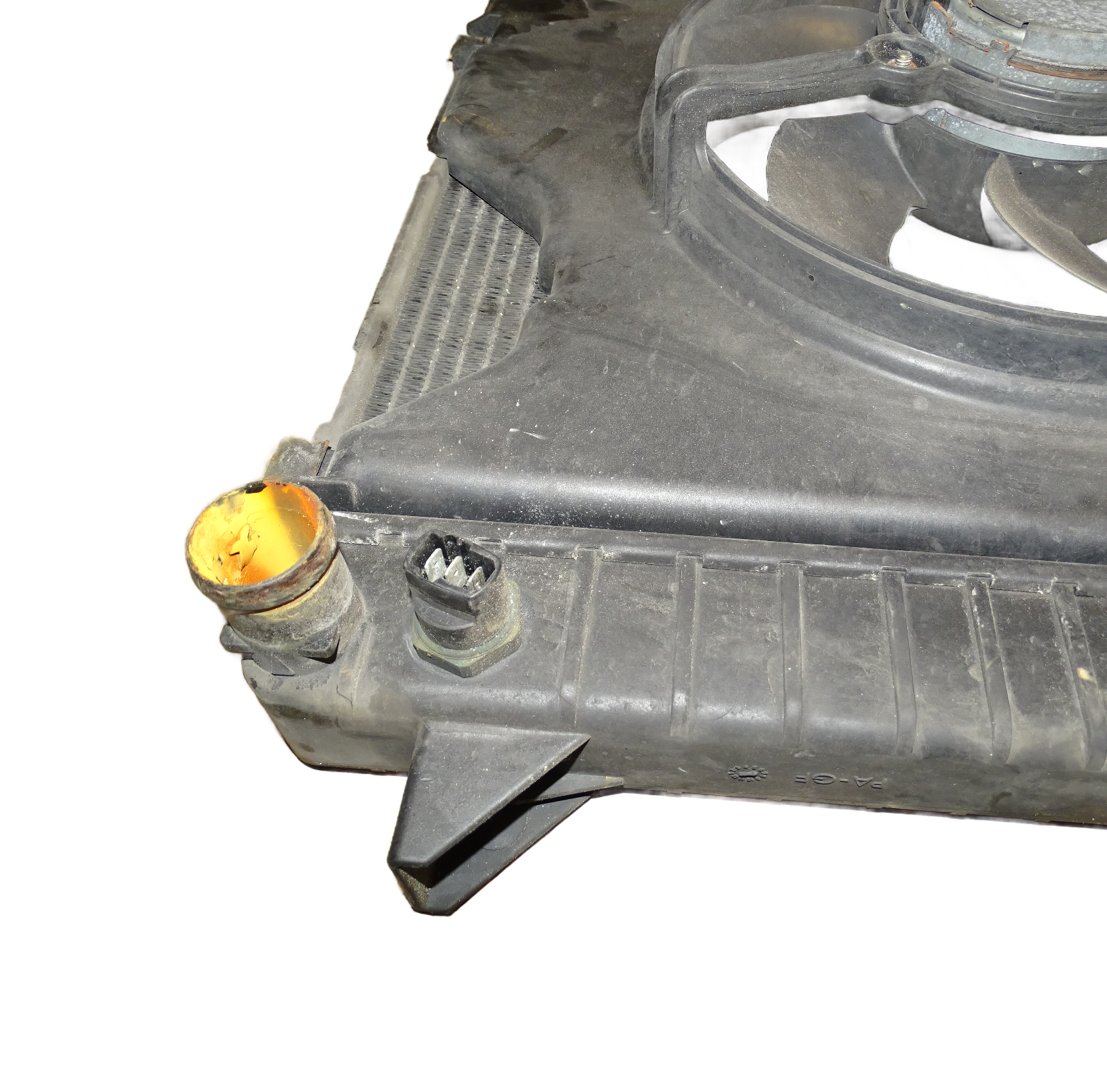 8A0121251B Audi 80 B4 Avant Coupe Cabriolet Typ 89 Wasserkühler Ölkühler Kühler mit Elektrolüfter – Bild 3