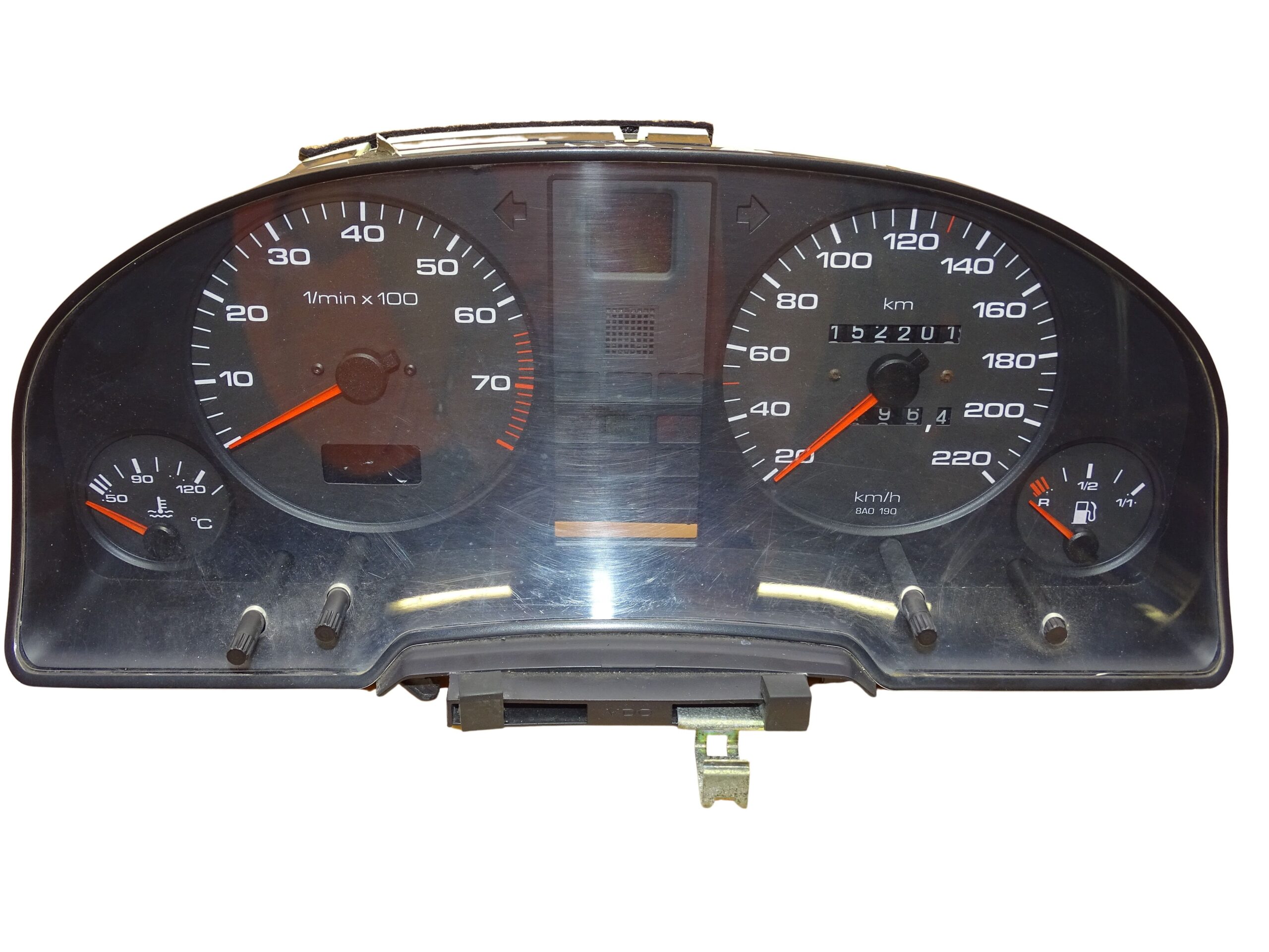 8A0919033DK Audi 80 B4 Coupe Cabrio Typ 89 6 Zylinder Tacho Kombiinstrument 260km/h – Bild 2