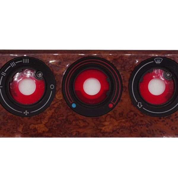 8A1819075 Audi 80 B4, S2, RS2, Coupe, Cabrio, Typ 89 Blende Heizungsregulierung Wurzelholz