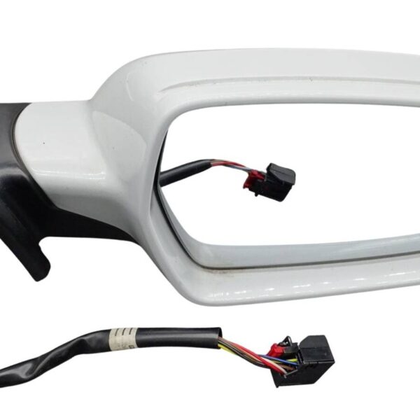 E021053 18164 Audi A5 8T Außenspiegel elektrisch rechts weiß