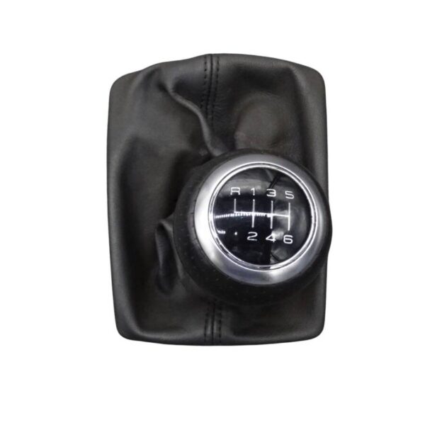 8K0863278H Audi Schaltknauf 6-Gang mit Ledermanschette schwarz B-Ware