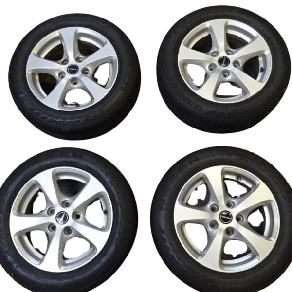 KBA46873 Borbet 7x16 Et 34 5x120 Felgen Reifen 205/60 R16 Nexen Winterreifen