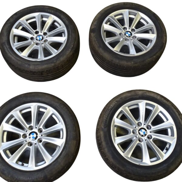 6780720 Original BMW Felgen 5er F10 F11 6er F06 F12 F13 mit Reifen 225/55 R17 Sommerreifen 8Jx17 5x120 ET30