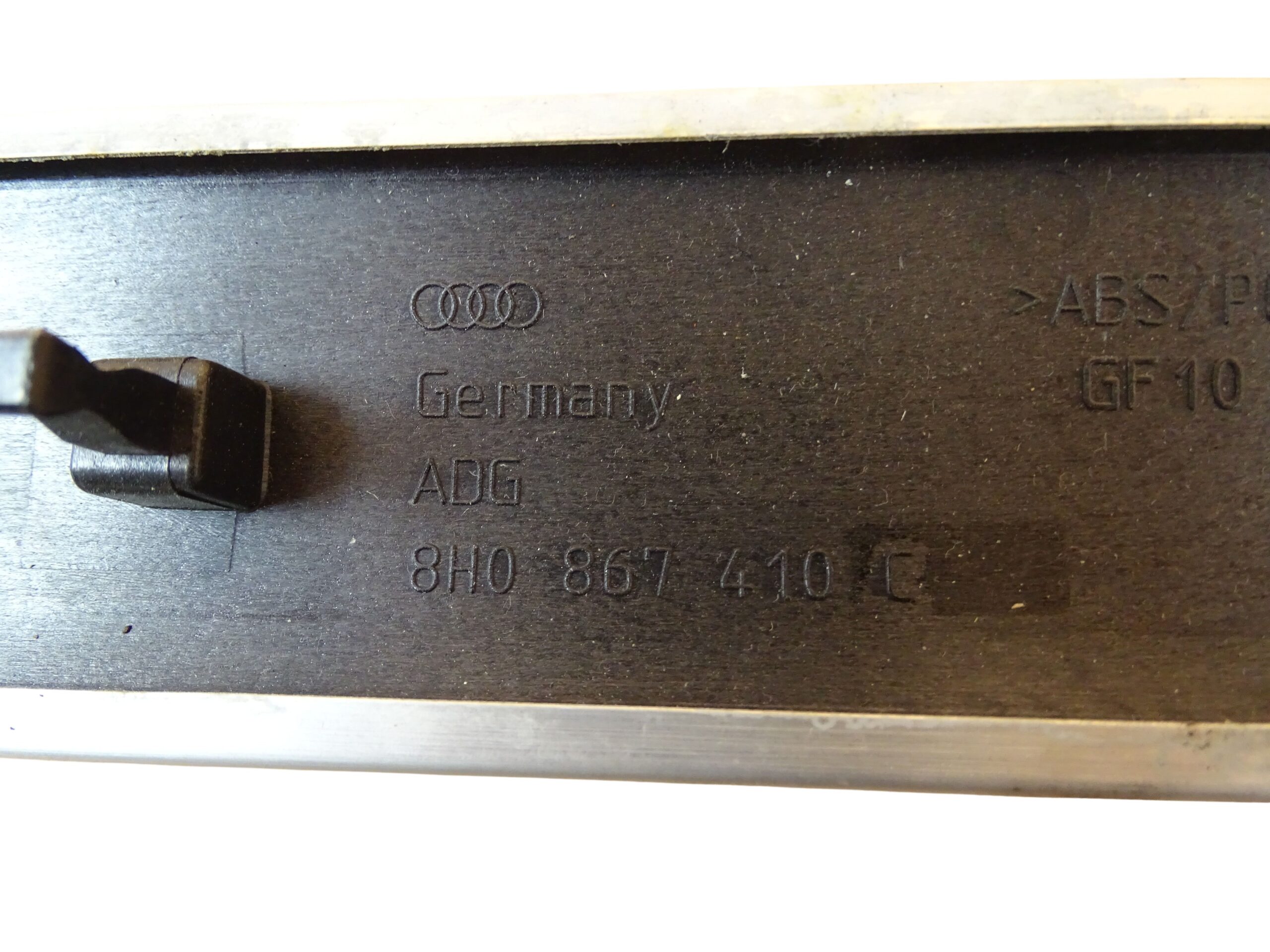 8H0867410 Audi A4 B6 Cabrio Zierleiste Türverkleidung Vorne Rechts Silber – Bild 5
