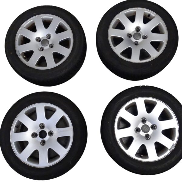 895601025Q Audi 80 Cabrio Coupe Alufelgen Silber 7JX16 Zoll ET37