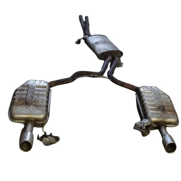 8E0253411AG/8E0253611CR/CQ Audi A4 Cabrio B6 V6 Auspuff-/Abgasanlage kompl. Endschalldämpfer + Mittelschalldämpfer