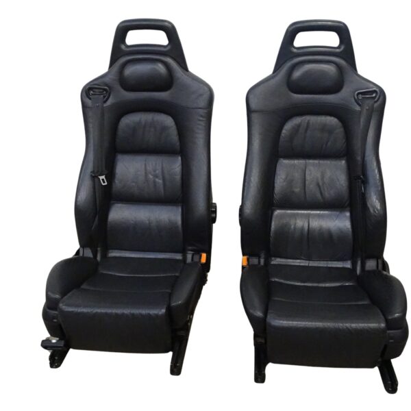 Audi 80 Cabrio Coupe S2 RS2 Recaro GIS (Gurtintegralsitz) Sitze Leder Schwarz