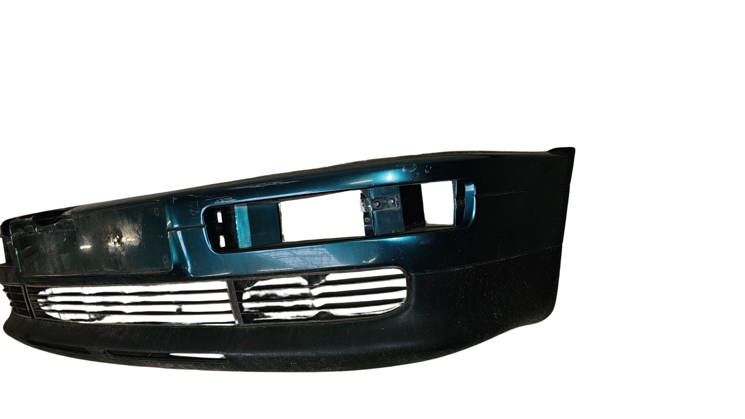 895807105AF Audi 80 Cabrio Coupe S2 Stoßstange Vorne Grün B-Ware / Defekt – Bild 2