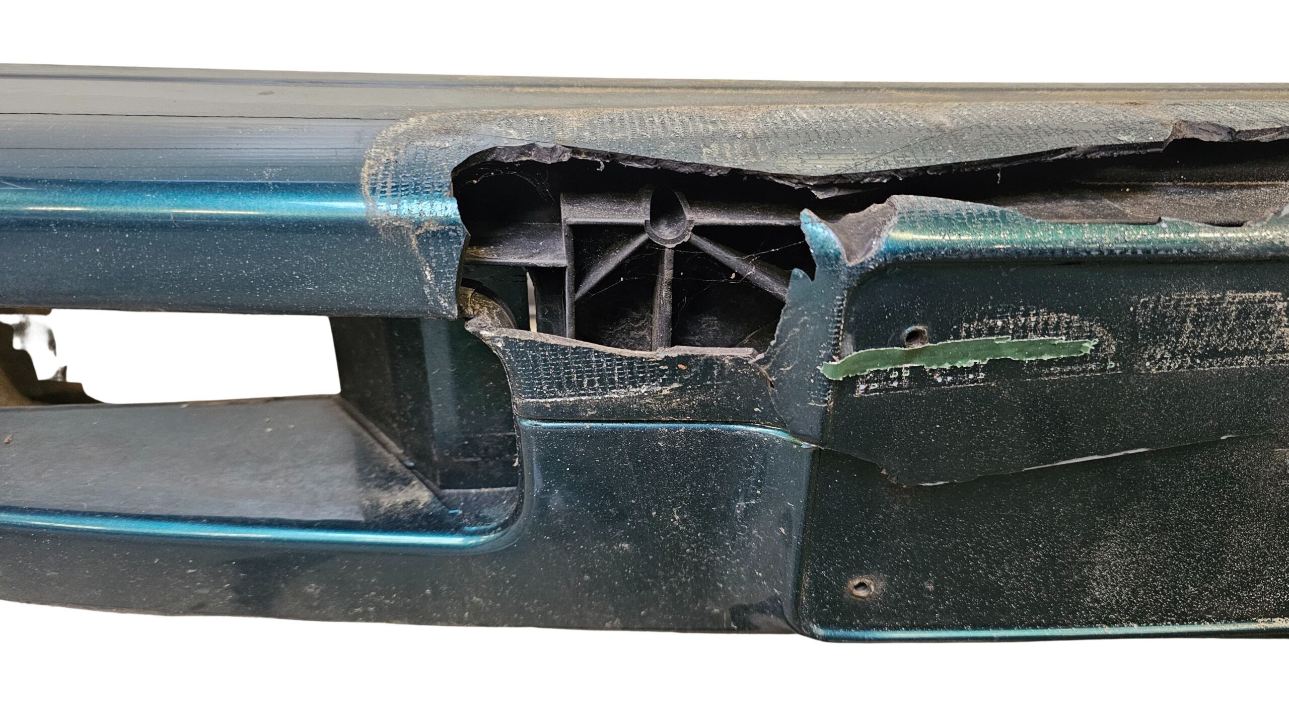 895807105AF Audi 80 Cabrio Coupe S2 Stoßstange Vorne Grün B-Ware / Defekt – Bild 7